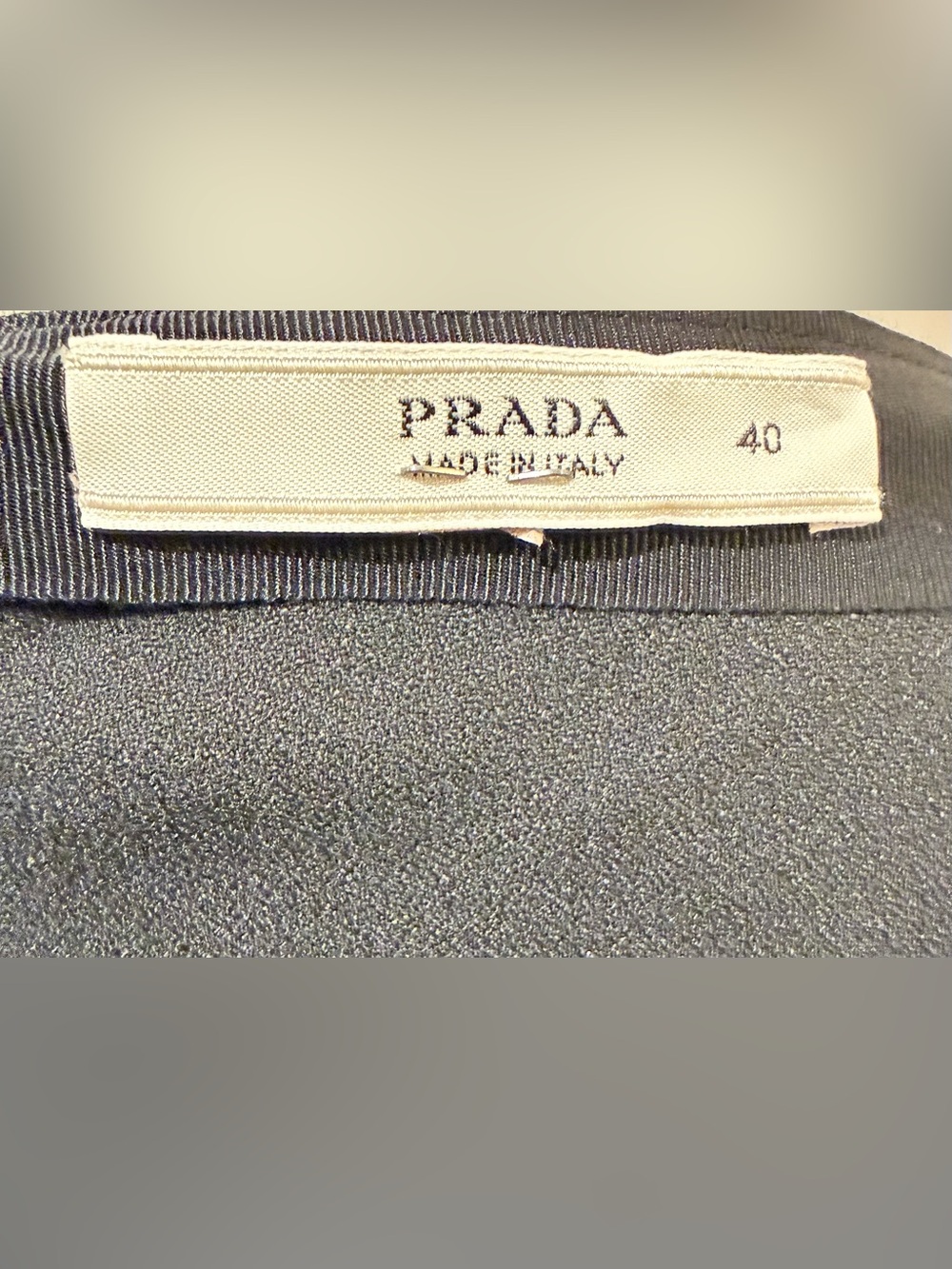Prada FW 2008 Ruched Silk Sleeve Sheath Dress Black US 4 - Picture 9 of 10